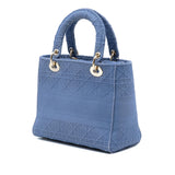 Dior Medium Canvas Cannage Lady D Lite