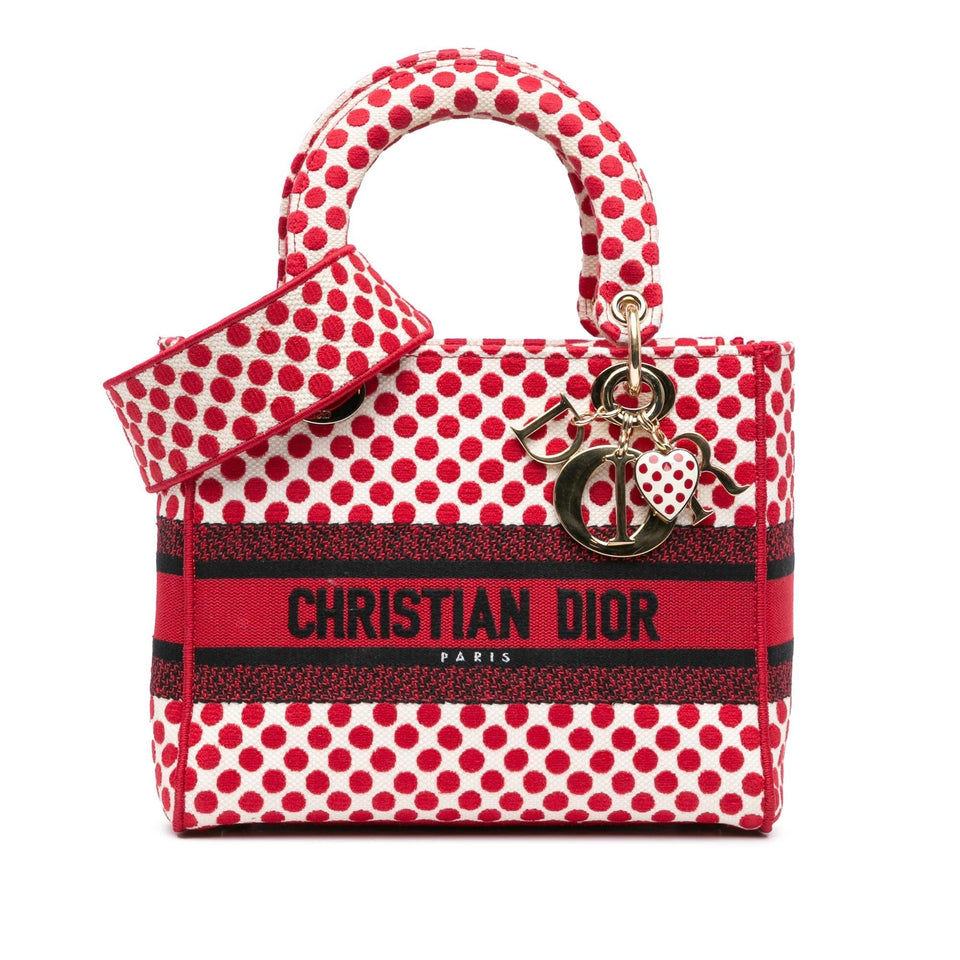 Dior Medium Canvas DiorAmour Dots Lady D Lite