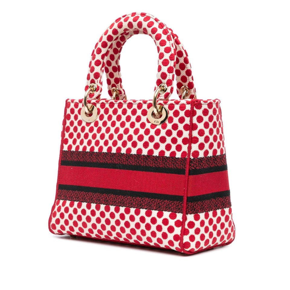 Dior Medium Canvas DiorAmour Dots Lady D Lite