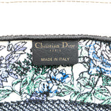 Dior Medium Canvas Embroidered Flowers Book Tote
