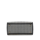 Dior Medium Canvas Houndstooth Embroidered Lady D Lite