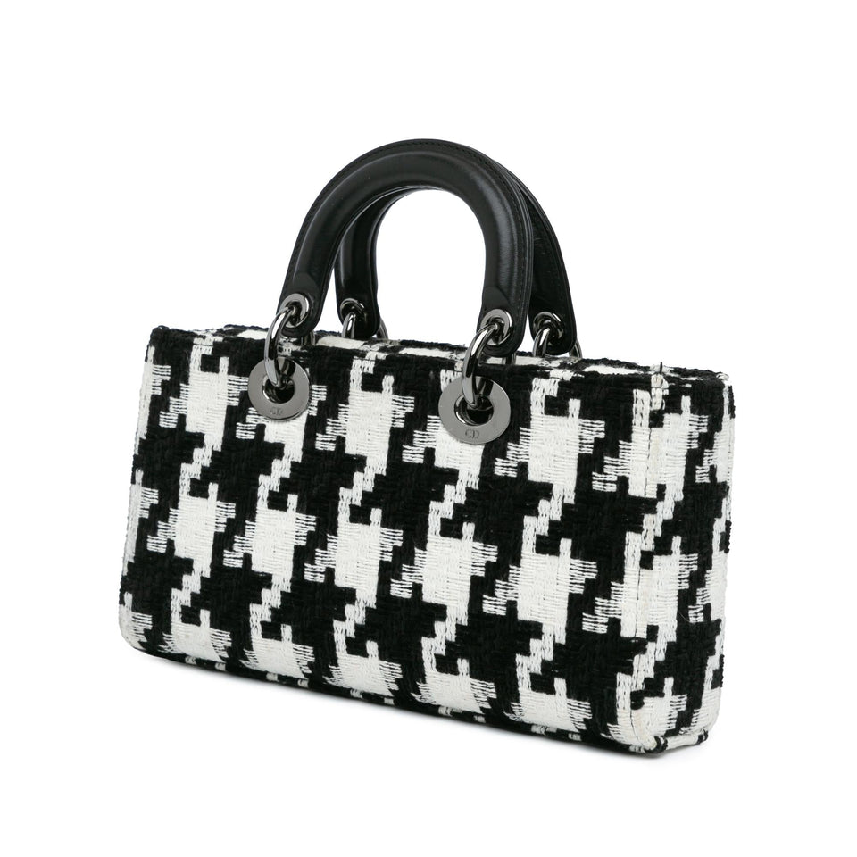 Dior Medium Canvas Macro Houndstooth Lady D Joy