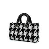 Dior Medium Canvas Macro Houndstooth Lady D Joy