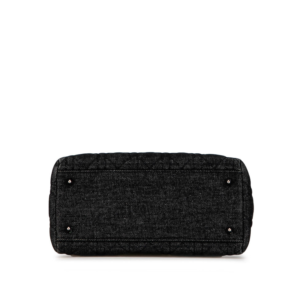 Dior Medium Denim Cannage Lady Dior (SHG-1ANWVA)