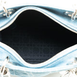 Dior Medium Denim Cannage Lady Dior (SHG-5IJWO3)