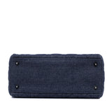 Dior Medium Denim Cannage Lady Dior