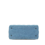 Dior Medium Denim Cannage Lady Dior
