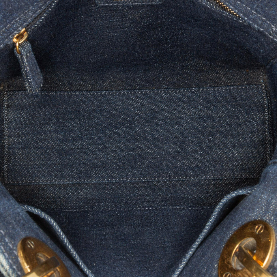 Dior Medium Denim KaleiDiorscopic Lady Dior