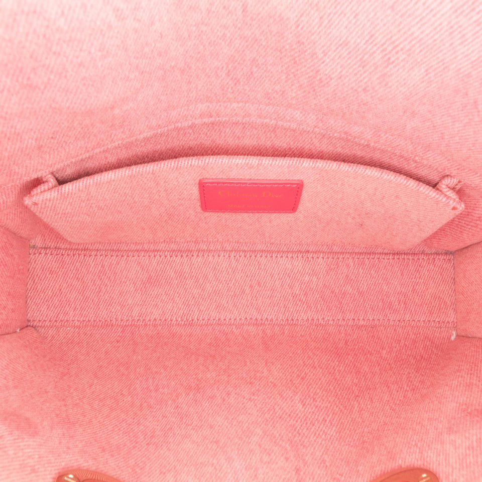 Dior Medium Denim Macrocannage Lady D Joy (SHG-Xs8HYW)