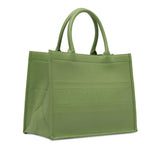 Dior Medium Embossed Leather Book Tote (SHG-t7LciD)