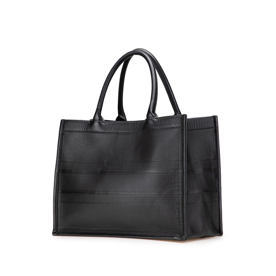 Dior Medium Embossed Leather Book Tote