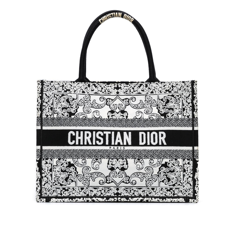 Dior Medium Embroidered Book Tote