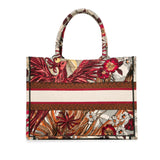 Dior Medium Embroidered Canvas Phoenix Book Tote (SHG-w6LiAS)