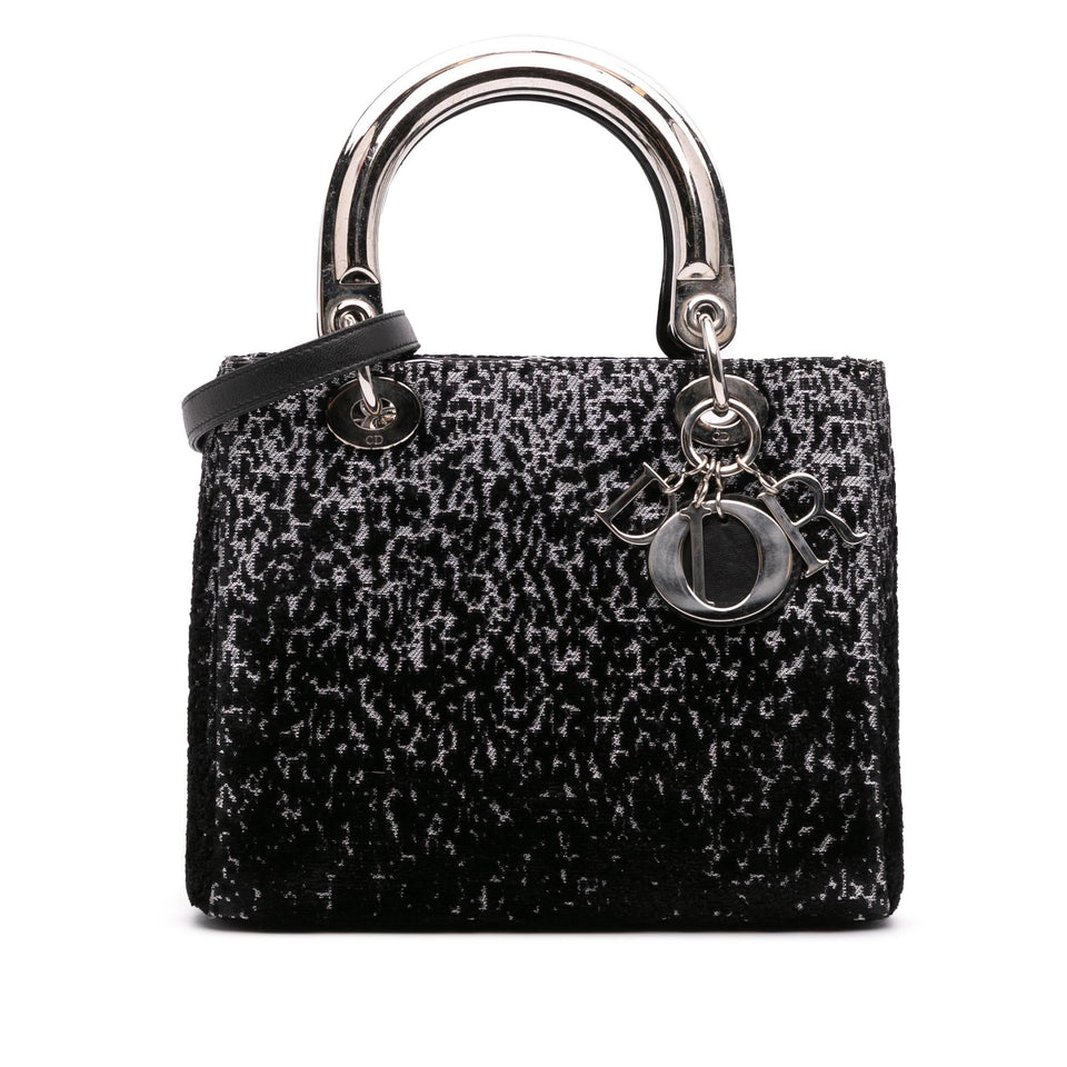 Dior Medium Fabric Lame Lady Dior