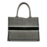 Dior Medium Houndstooth Book Tote (SHG-pPdPtp)