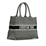 Dior Medium Houndstooth Book Tote (SHG-pPdPtp)