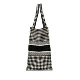 Dior Medium Houndstooth Book Tote