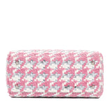 Dior Medium Lambskin And Tweed Lady Dior