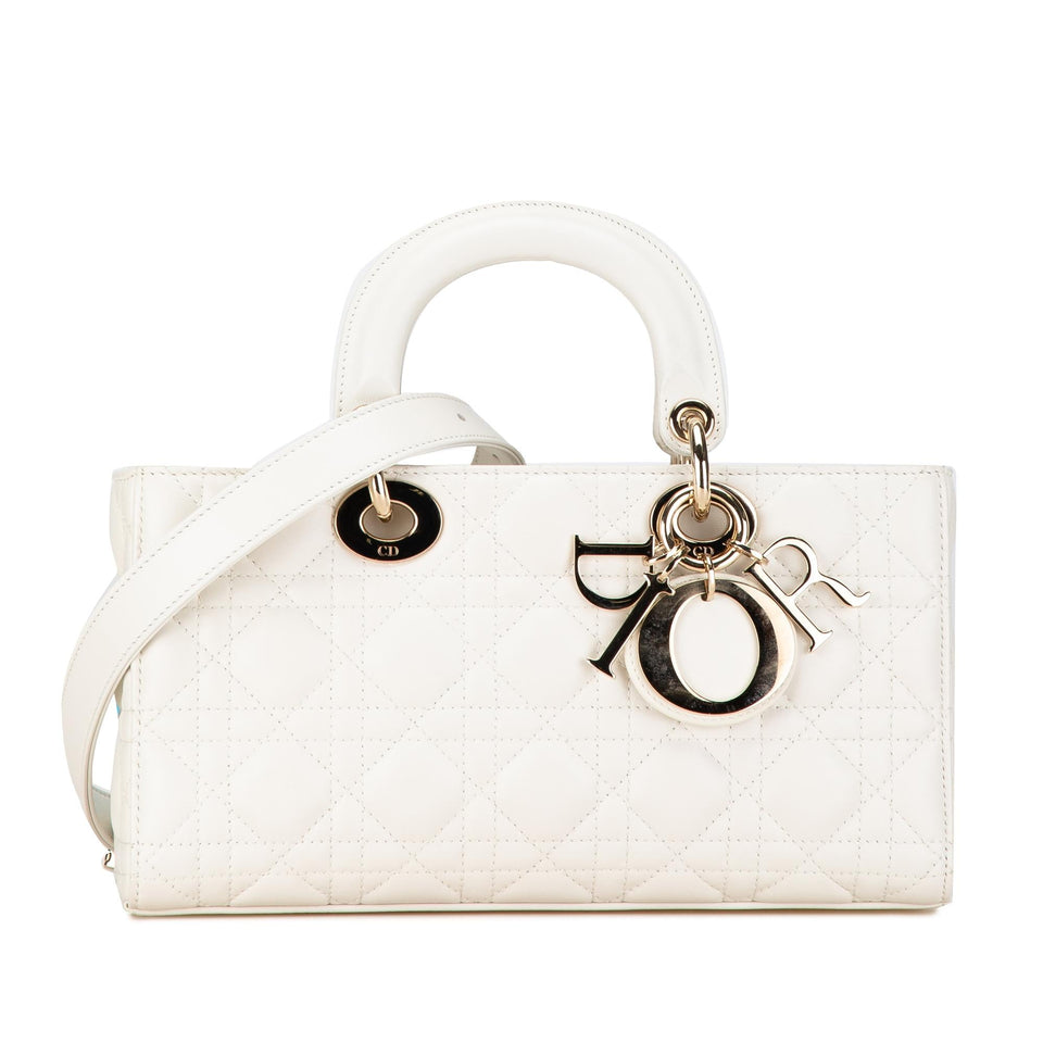 Dior Medium Lambskin Cannage Lady D-Joy (SHG-xbjwev)