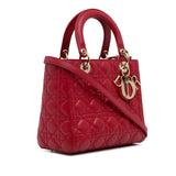 Dior Medium Lambskin Cannage Lady Dior (SHG-P00Mul)