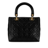 Dior Medium Lambskin Cannage Lady Dior (SHG-4cOwrI)