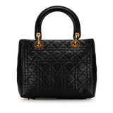 Dior Medium Lambskin Cannage Lady Dior (SHG-gb8wvx)