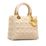 Dior Medium Lambskin Cannage Lady Dior (SHG-RySsWI)