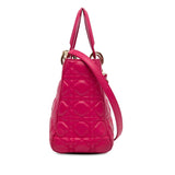 Dior Medium Lambskin Cannage Lady Dior (SHG-HLvJGy)