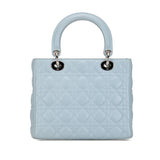 Dior Medium Lambskin Cannage Lady Dior (SHG-RhyooW)