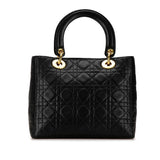 Dior Medium Lambskin Cannage Lady Dior (SHG-7yVsfc)