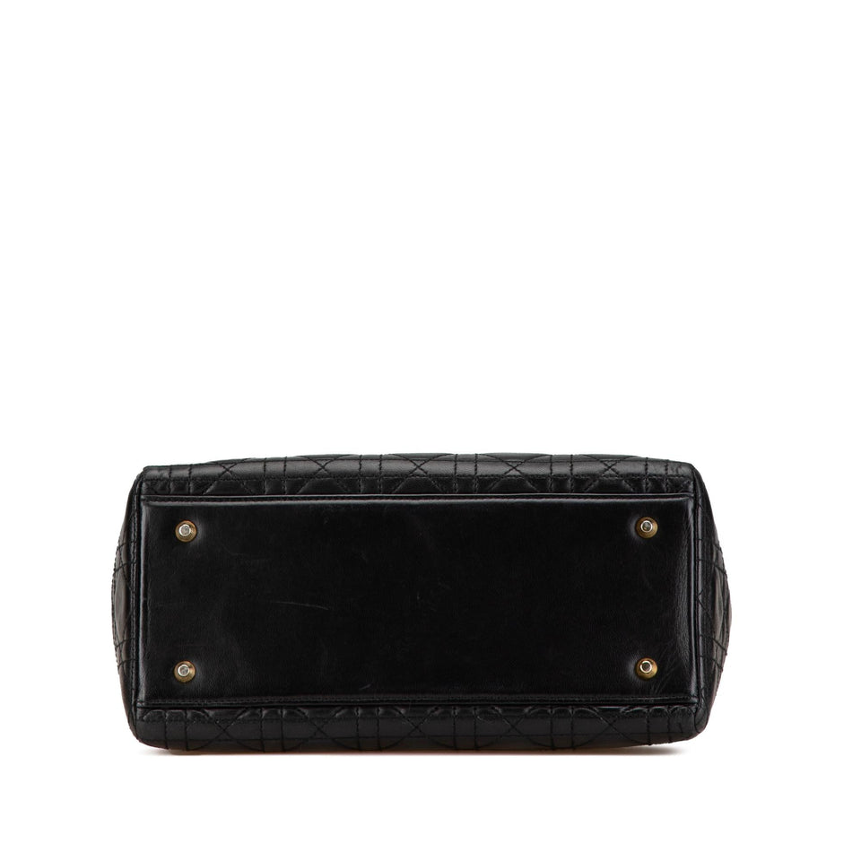 Dior Medium Lambskin Cannage Lady Dior