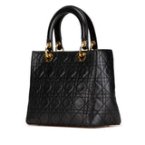 Dior Medium Lambskin Cannage Lady Dior
