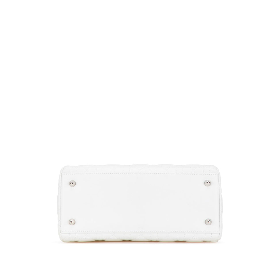 Dior Medium Lambskin Cannage Lady Dior