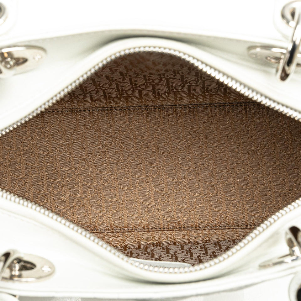 Dior Medium Lambskin Cannage Lady Dior