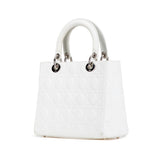 Dior Medium Lambskin Cannage Lady Dior