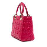 Dior Medium Lambskin Cannage Lady Dior