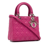 Dior Medium Lambskin Cannage Lady Dior