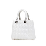 Dior Medium Lambskin Cannage Lady Dior