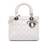 Dior Medium Lambskin Cannage Lady Dior