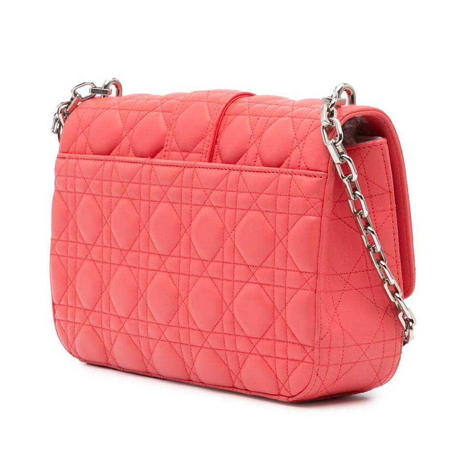 Dior Medium Lambskin Cannage Miss Dior Flap
