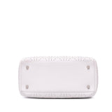 Dior Medium Lambskin Cannage Studded Lady Dior