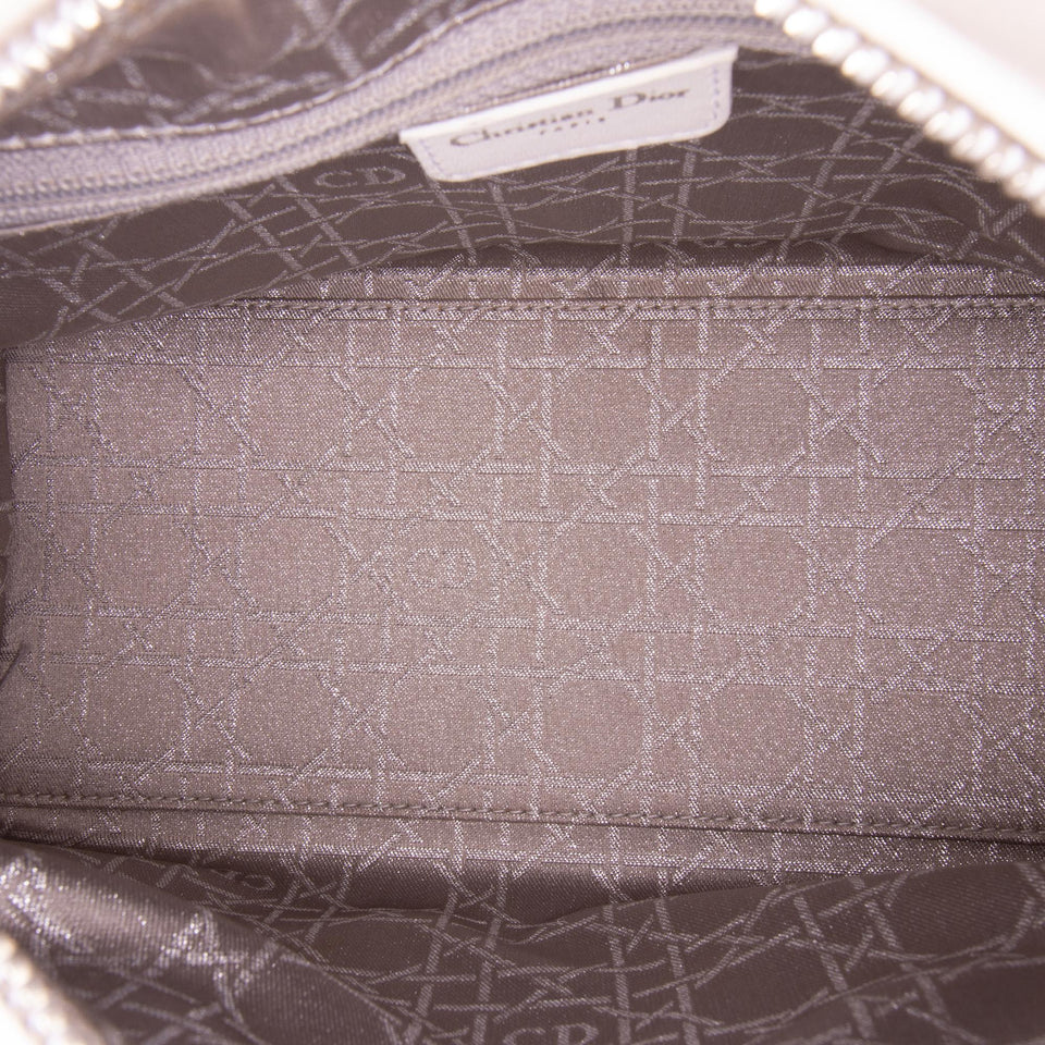 Dior Medium Lambskin Cannage Studded Lady Dior