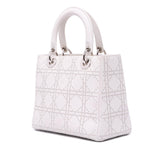 Dior Medium Lambskin Cannage Studded Lady Dior