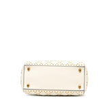 Dior Medium Lambskin Cannage Studded Supple Lady Dior (SHG-hub9mD)