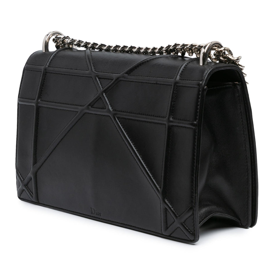 Dior Medium Lambskin Diorama Flap