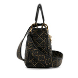 Dior Medium Lambskin Studded Lady Dior (SHG-oqFGf1)