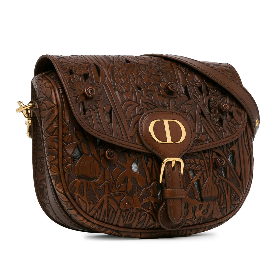 Dior Medium Laser Cut Floral Bobby (SHG-WuA4PN)