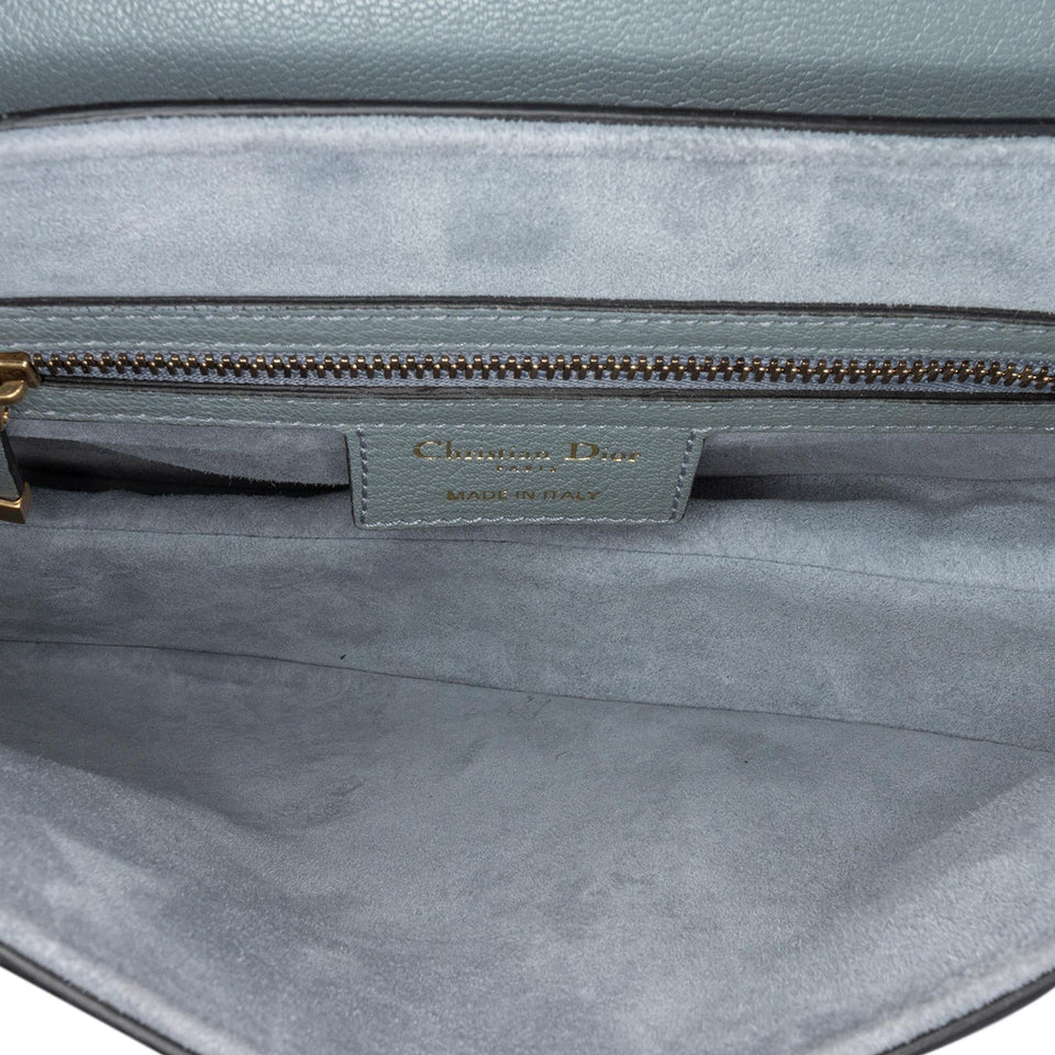Dior Medium Leather Saddle Bag (SHG-CfHun8)