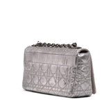 Dior Medium Metallic Calfskin Cannage Supple Caro Bag