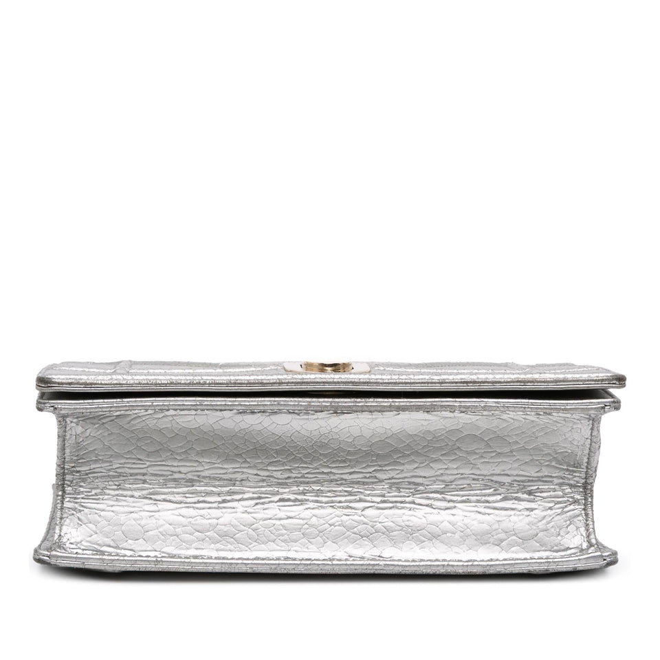 Dior Medium Metallic Ceramic Effect Deerskin Diorama Flap